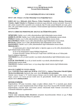 Sakarya &Uuml;niversitesi &Uuml;nvan Değişikliği Sınavı Başvuru Formu