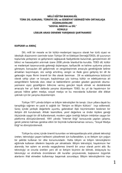 MİLL&Icirc; EĞİTİM BAKANLIĞI, T&Uuml;RK DİL KURUMU, T&Uuml;RKİYE DİL ve