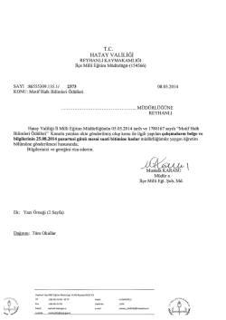 Motif Halk Bilimleri &Ouml;d&uuml;lleri - reyhanlı il&ccedil;e mill&icirc; eğitim m&uuml;d&uuml;rl&uuml;ğ&uuml;