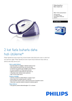 GC6631/30 Philips Buhar kazanlı ütü