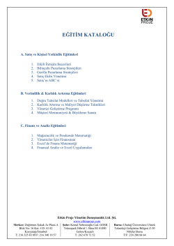 3.Gerilla Pazarlama Stratejileri - Etkin Proje Yönetim Danışmanlık