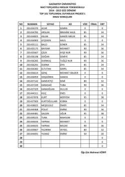 no numara soyad ad vize final ort 1 201434370 acar semra 0 0 2