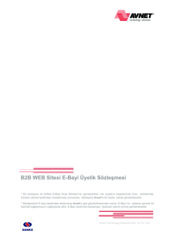 3. Partilere &Uuml;r&uuml;n Sevkiyatı S&ouml;zleşmesi