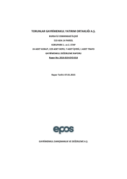 torunlar gayrimenkul yatırım ortaklığı a.ş.