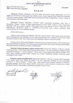 T.c. - Adana B&uuml;y&uuml;kşehir Belediyesi