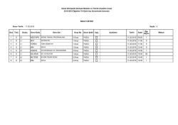 1 09:20 11.02.2015 YAZILI 3.Grup L3 S 1 2 MAT 11:00 11.02.2015