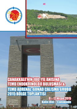 &ccedil;anakkale`nin 100. yıl anısına temd endokrinoloji buluşması & temd
