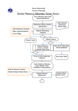 Devlet Malzeme Ofisinden Temin S&uuml;reci