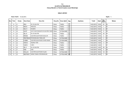 1 DİL9 10:00 14.02.2015 YAZILI 1.Grup L1 S 67 2 İNG10 10:00