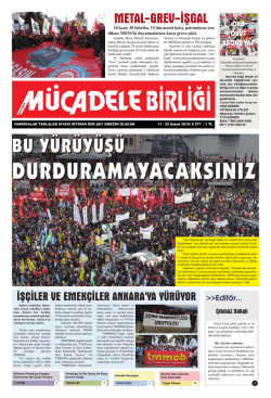 Mizanpaj 1 - M&uuml;cadele Birliği