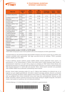 iş telefonuna avantajlı internet kampanyası