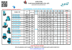 ANKATEK YAPI MALZEMELERİ LTD. ŞTİ. www.ankatekyapi.com