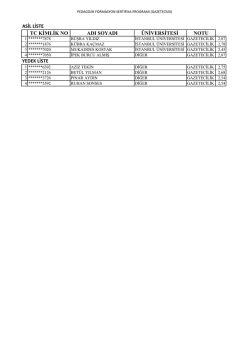gazetecilik - İstanbul &Uuml;niversitesi