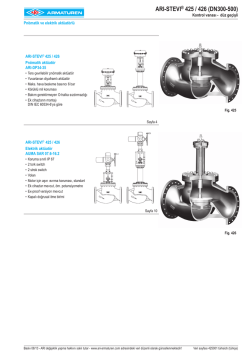 ARI-STEVI&reg; 425 / 426 (DN300-500)