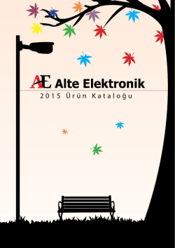 2015 &Uuml;r&uuml;n Kataloğu