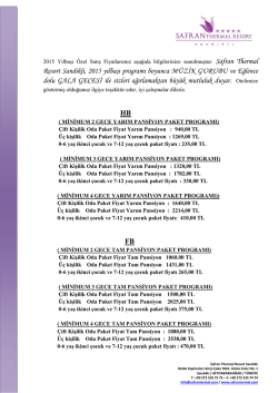 kampanya - Safran Thermal Otel