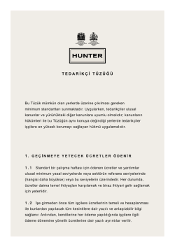 T E D A R İ K &Ccedil; İ T &Uuml; Z &Uuml; Ğ &Uuml;