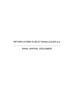 NETGSM iLETişiM vE BiLGi TEKNOLOJİLERİ A.ş.