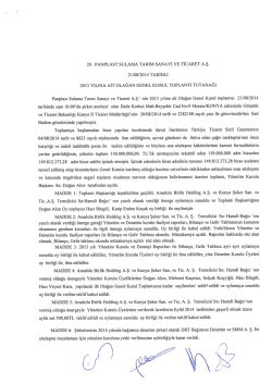 29 . PANPLAST SULAMA TARIM SANAYİ VE TİCARET A.Ş. 21/08