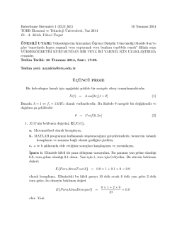 Ek :Adli Yargı Hâkim Adaylarına İlişkin Kura Sonuç Listesi