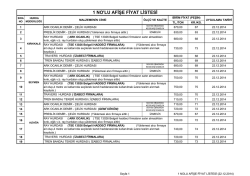 16.03.2015 M&uuml;başirlik S&ouml;zl&uuml; Sınav Nihai Başarı Listesi İlanı İ&ccedil;in