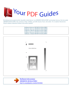 Kullanma talimati SIEMENS SE26A250EU