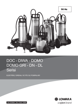 DOC - DIWA - DOMO DOMO GRI - DN - DL Serisi