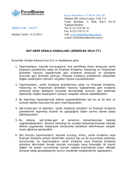 Focus Denetim ve Y.M.M. Ltd. Şti Maltepe Mh. Edirne &Ccedil;ırpıcı Yolu 5