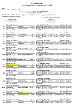 İsmail Hakkı HACIAHMETOĞLU M.&Ccedil;etin ACAR İl