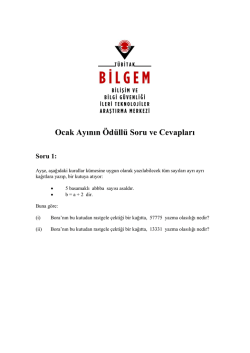 Ocak - Ulusal Elektronik ve Kriptoloji Araştırma Enstit&uuml;s&uuml;