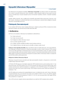 İdyopatik İnflamatuar Miyopatiler