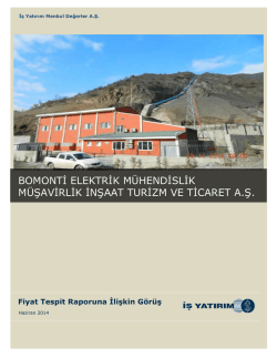 bomonti elektrik mühendislik müşavirlik inşaat turizm ve