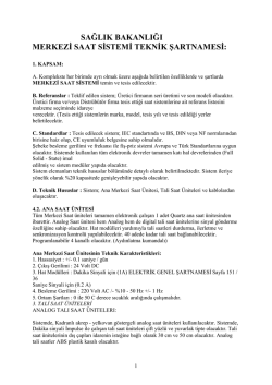 Merkezi Saat Sistemi TŞ. - yapiguclendirmeprojeleri.com