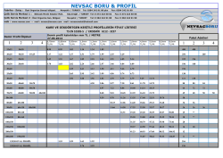 Nevsac Boru Profil-Çelik Servis Merkezi