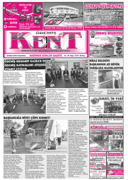 18-10-2014 Tarihli Kent Gazetesi