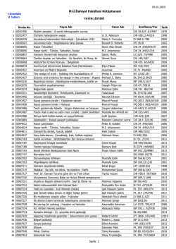 M.&Uuml;.İlahiyat Fak&uuml;ltesi K&uuml;t&uuml;phanesi
