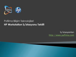 Hp Z620 &Ouml;zel Konfig Paflima/1