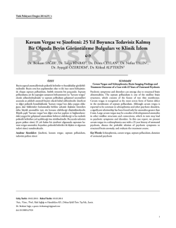 Dosya Y&uuml;kle - T&uuml;rk Psikiyatri Dergisi