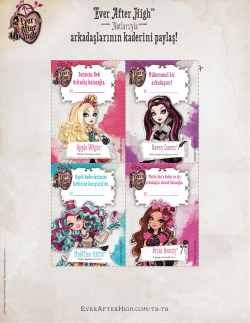 Ever After High&trade; arkadaşlarının kaderini paylaş!