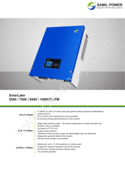 SolarLake 5.5kW-10kW