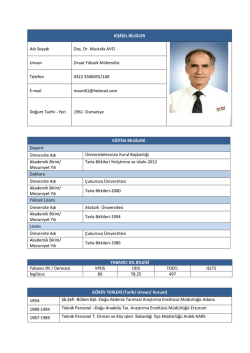 Do&ccedil;.Dr. MustafaAVCI