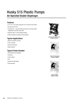Husky 515 Plastic Pumps