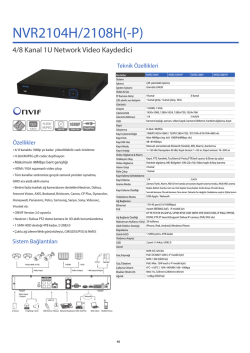 NVR2104H/2108H(-P)