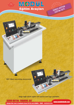 Servo motor eğitim seti.cdr