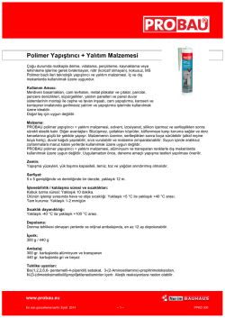 Teknik &ouml;zellikler