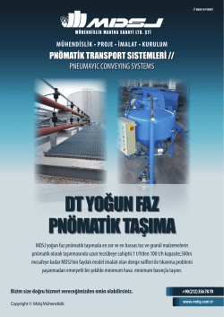 DT YOĞUN FAZ PN&Ouml;MATİK TAŞIMA