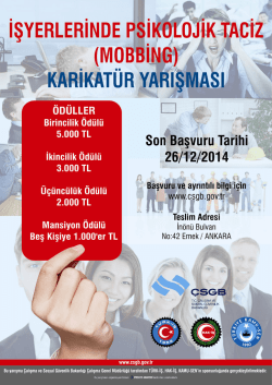 Karikat&uuml;r Yarışması Şartnamesi