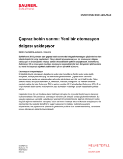 &Ccedil;apraz bobin sarımı: Yeni bir otomasyon dalgası yaklaşıyor