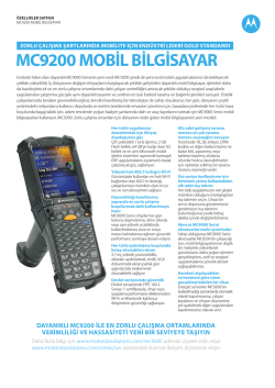 MC9200 Mobil Bilgisayar