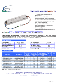 POWER LED ACİL KİT (EMLUS-PW)